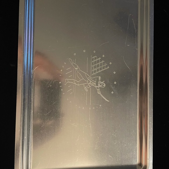 Don’t give up the ship! Navel battle cry! Patriotic 1950’s serving tray. Vintage - Picture 5 of 15